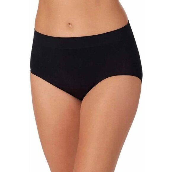 NEW Carole Hochman 5 Pack Women's L Seamless Brief  Underwear Black Nude - Picture 2 of 4